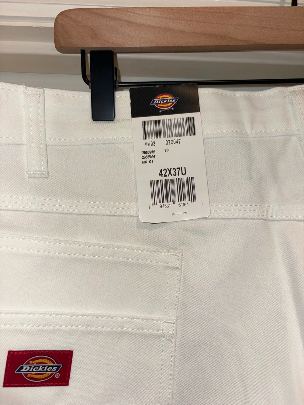 Men’s Dickies white Utility Painter's Pants size 42 x 37 NWT